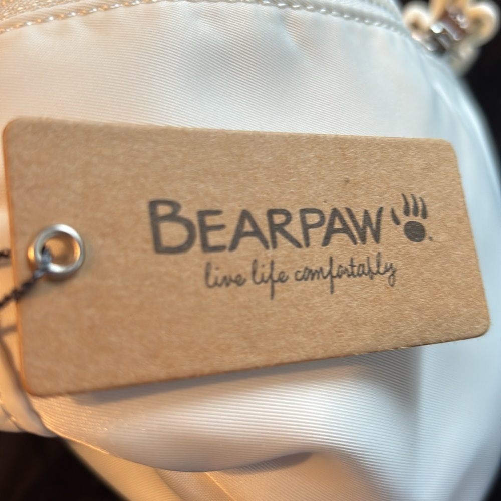 BearPaw Ivory Nylon Fanny Pack with Coiled Removable Shoulder Strap - Picture 16 of 16
